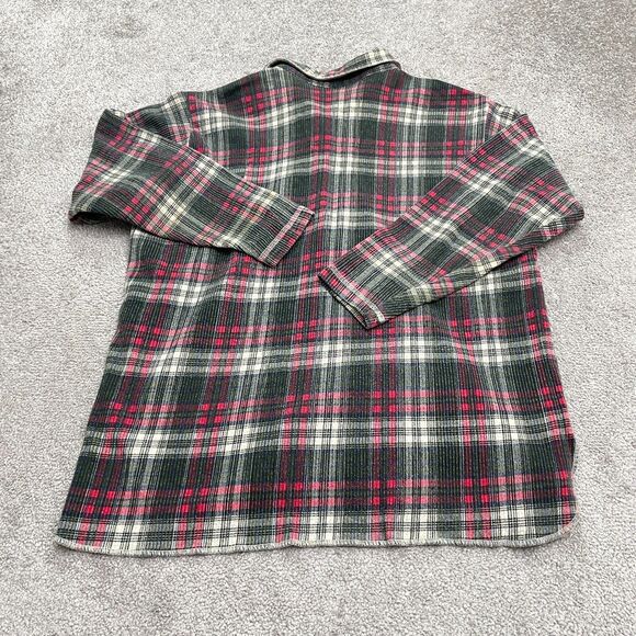 Focus Wear Vintage 90's Seersucker Textured Shirt Mens Medium Multi Plaid Cotton - Picture 2 of 12